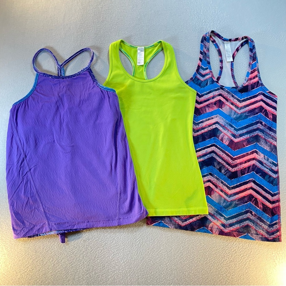Ivivva Girls Activewear Tank Top Lot of (3) Size 10 by Lululemon
